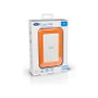 LaCie Rugged Mini USB 3.0 2TB Disco Duro Externo Portátil Resistente a Golpes, Agua y Polvo - Naranja y Plata