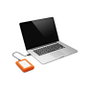LaCie Rugged Mini USB 3.0 2TB Disco Duro Externo Portátil Resistente a Golpes, Agua y Polvo - Naranja y Plata