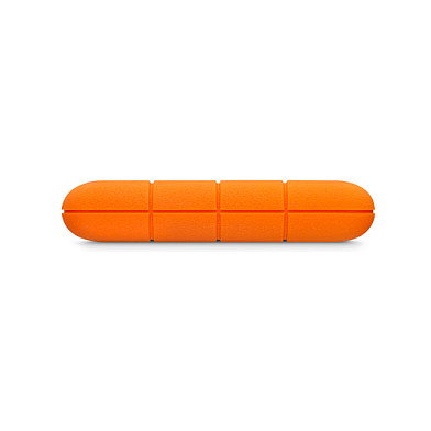 LaCie Rugged Mini USB 3.0 2TB Disco Duro Externo Portátil Resistente a Golpes, Agua y Polvo - Naranja y Plata