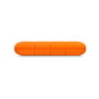 LaCie Rugged Mini USB 3.0 2TB Disco Duro Externo Portátil Resistente a Golpes, Agua y Polvo - Naranja y Plata