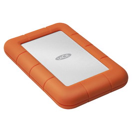 LaCie Rugged Mini Disco Duro Externo Portátil 4TB USB 3.0, Resistente a Golpes, Agua y Presión, 2.5 Pulgadas (6.4 cm), Color Naranja