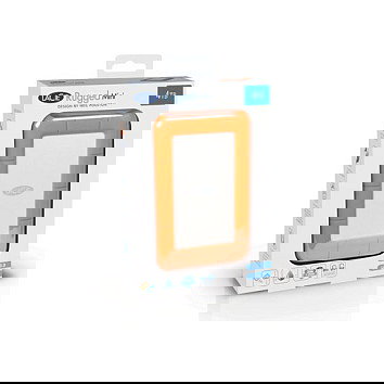 LaCie Rugged Mini Disco Duro Externo Portátil 4TB USB 3.0, Resistente a Golpes, Agua y Presión, 2.5 Pulgadas (6.4 cm), Color Naranja