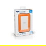 LaCie Rugged Mini Disco Duro Externo Portátil 4TB USB 3.0, Resistente a Golpes, Agua y Presión, 2.5 Pulgadas (6.4 cm), Color Naranja