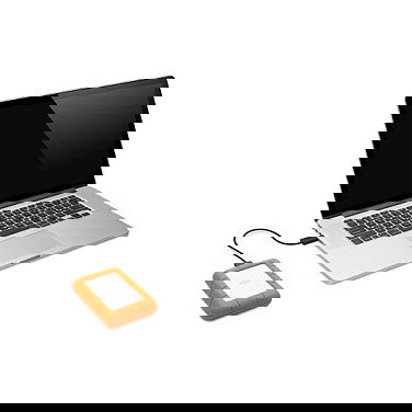 LaCie Rugged Mini Disco Duro Externo Portátil 4TB USB 3.0, Resistente a Golpes, Agua y Presión, 2.5 Pulgadas (6.4 cm), Color Naranja