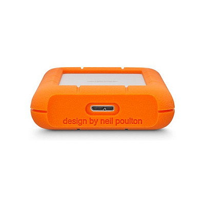 LaCie Rugged Mini Disco Duro Externo Portátil 4TB USB 3.0, Resistente a Golpes, Agua y Presión, 2.5 Pulgadas (6.4 cm), Color Naranja