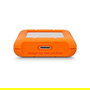 LaCie Rugged Mini Disco Duro Externo Portátil 4TB USB 3.0, Resistente a Golpes, Agua y Presión, 2.5 Pulgadas (6.4 cm), Color Naranja
