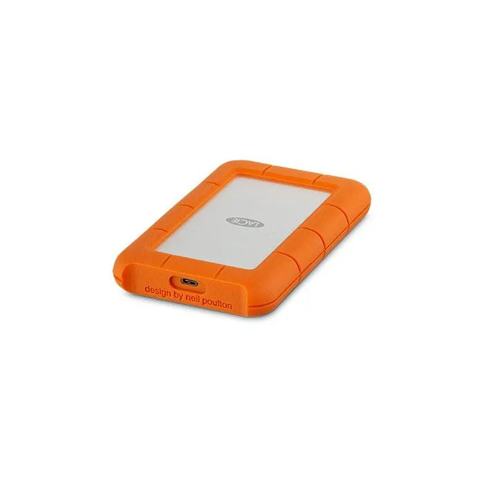 LaCie Rugged USB-C 2 TB 2.5 pulg. Naranja, Plata LaCie Rugged USB-C 2 TB 2.5 pulg. Naranja, Plata