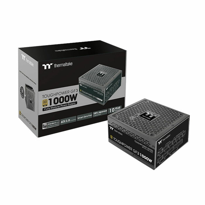 Thermaltake Toughpower GF3 1000 W ATX 3.0 PCIe 5.0 Ready 80 PLUS Gold Negro