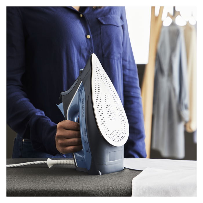 Rowenta DW4320 Plancha Vapor, Suela Microsteam 300 Láser, 2500W, Vapor 160g/min, Azul Rowenta DW4320 Plancha Vapor, Suela Microsteam 300 Láser, 2500W, Vapor 160g/min, Azul