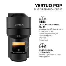 DeLonghi Nespresso Vertuo Pop ENV 90.B Negro