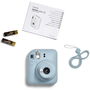 Fujifilm Instax Mini 12 Cámara Instantánea con Flash Automático, Autofocus, Espejo para Selfies y Modo Primer Plano, Azul Pastel, 16806092