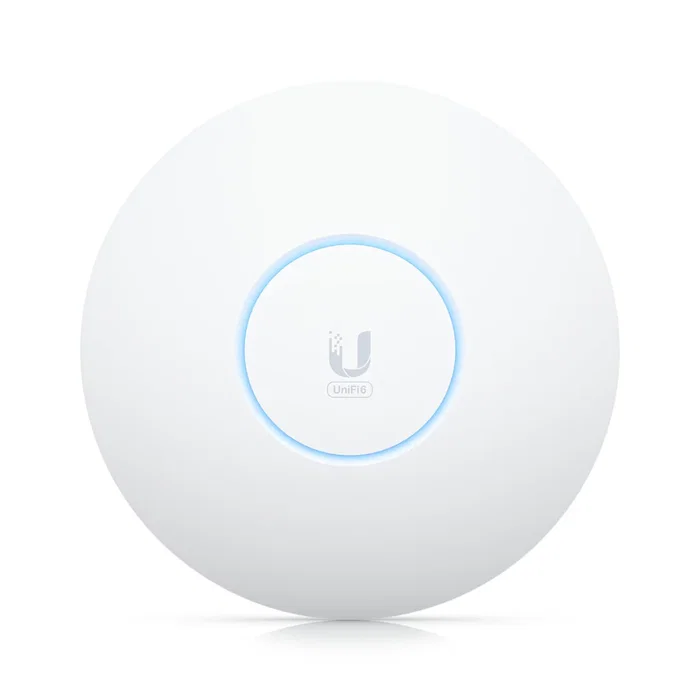 Ubiquiti UniFi6 Enterprise - Punto de Acceso WiFi 6E Triple Banda 4800 Mbps, Blanco, PoE