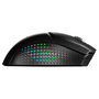 MSI Clutch GM51 Gaming Mouse Inalámbrico Liviano para Derechos, Negro, Óptico 26000 DPI, 1 ms, Bluetooth/RF/USB-C con Receptor y Base de Carga, 85 g