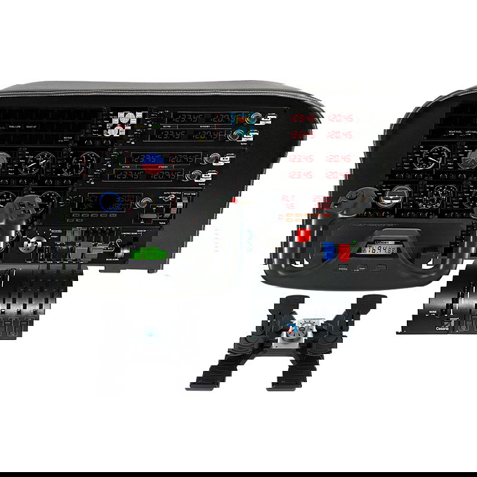 Logitech Pro Flight Instrument Panel - Panel de Instrumentos de Vuelo Profesional para Simulación