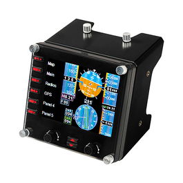 Logitech Pro Flight Instrument Panel - Panel de Instrumentos de Vuelo Profesional para Simulación