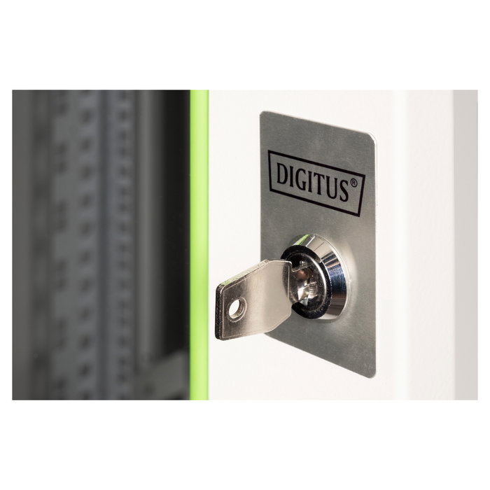 Digitus Unique 16HE Armario Rack para Pared, 820 x 600 x 450 mm, Gris, para Montaje en Rack