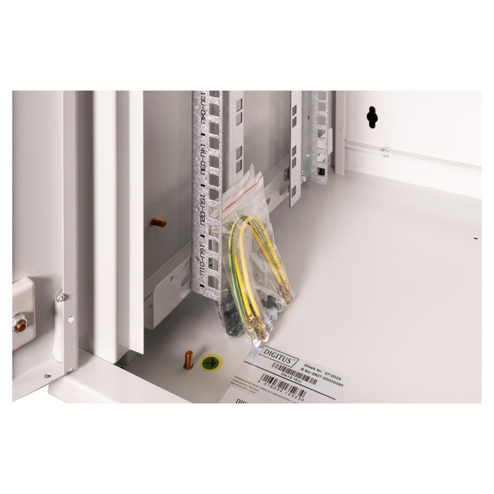 Digitus Unique 16HE Armario Rack para Pared, 820 x 600 x 450 mm, Gris, para Montaje en Rack