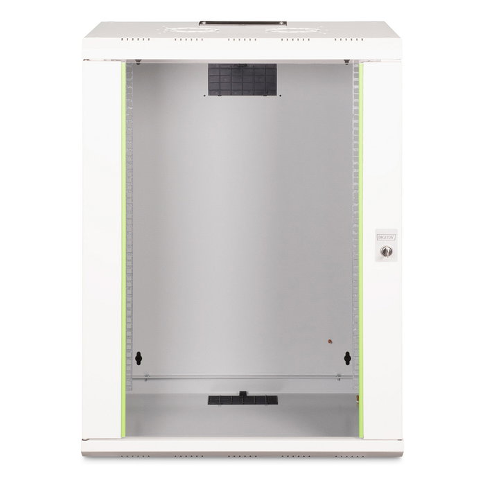 Digitus Unique 16HE Armario Rack para Pared, 820 x 600 x 450 mm, Gris, para Montaje en Rack