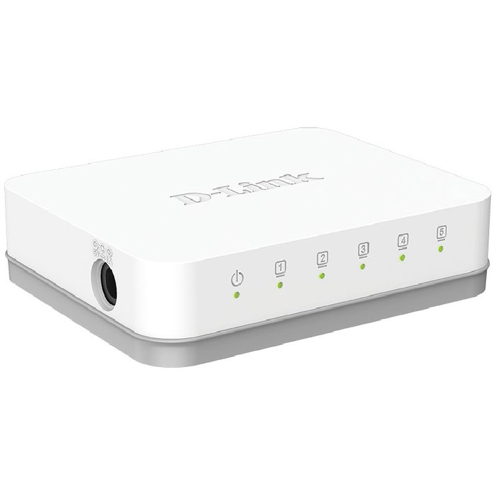 D-Link GO-SW-5G Switch de 5 puertos Gigabit Ethernet Blanco