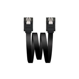 Nanocable Cable Datos SATA III 10.18.1001-BK - Negro, 0.5 metros, 6 Gb/s, Compatible SATA I/II/III