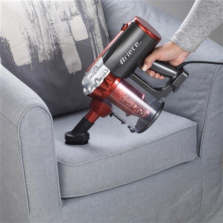 Ariete 2761 Aspirador Escoba con Cable 2 en 1, Tecnología Ciclónica para Alfombras, Suelos y Tejidos