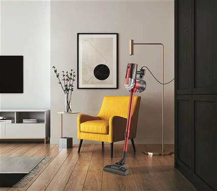 Ariete 2761 Aspirador Escoba con Cable 2 en 1, Tecnología Ciclónica para Alfombras, Suelos y Tejidos