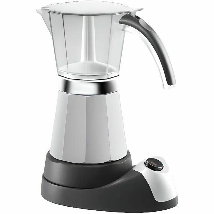 Delonghi EMKM6B Alicia Plus - Cafetera italiana Blanca Delonghi EMKM6B Alicia Plus - Cafetera italiana Blanca
