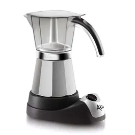 Delonghi Cafetera Italiana EMKM6B Alicia Plus Eléctrica Moka Capacidad 6 Tazas Blanco