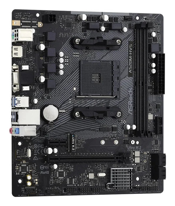 ASRock A520M-HVS AM4 Micro ATX DDR4