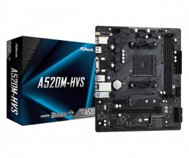 ASRock Placa Base A520M-HVS AMD AM4 DDR4 Micro ATX 90-MXBE60-A0UAYZ