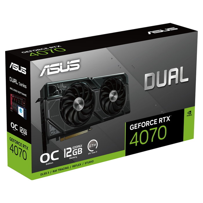Asus Dual GeForce RTX 4070 OC Edition 12GB GDDR6X Asus Dual GeForce RTX 4070 OC Edition 12GB GDDR6X