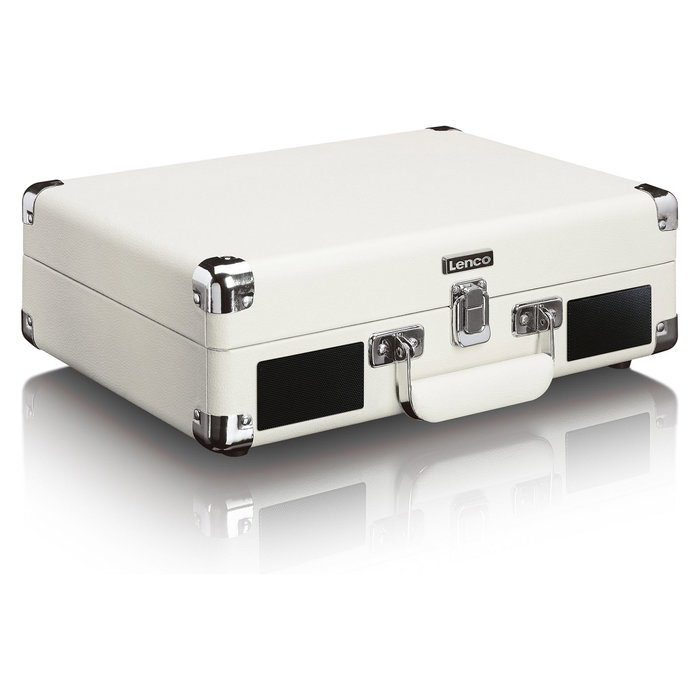Lenco TT-115CR Tocadiscos Vinilo con Bluetooth 5.0, Transmisión por Correa, 3 Velocidades (33/45/78 RPM), Preamplificador Integrado, Color Crema, Manual