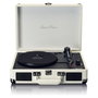 Lenco TT-115CR Tocadiscos Vinilo con Bluetooth 5.0, Transmisión por Correa, 3 Velocidades (33/45/78 RPM), Preamplificador Integrado, Color Crema, Manual
