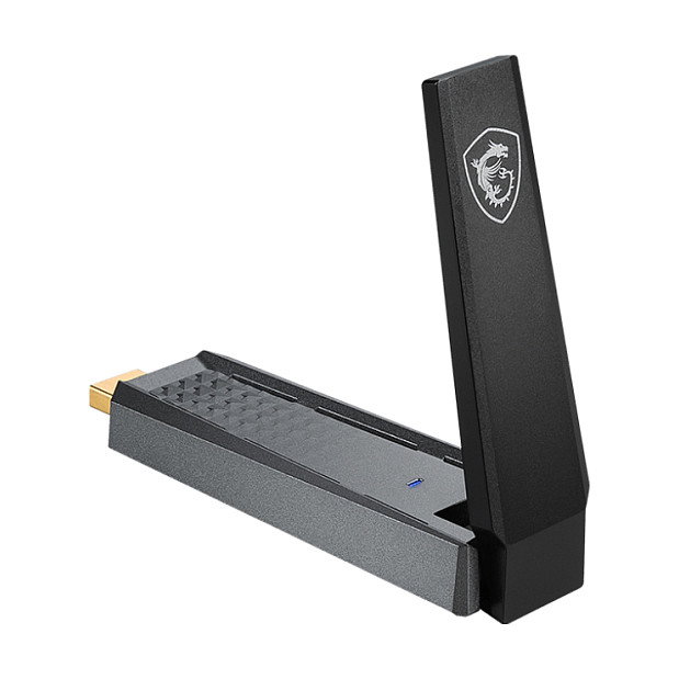 MSI AX1800 WiFi USB Adaptador GUAX18 Negro MSI AX1800 WiFi USB Adaptador GUAX18 Negro