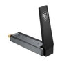 MSI AX1800 WiFi USB Adaptador GUAX18 Negro