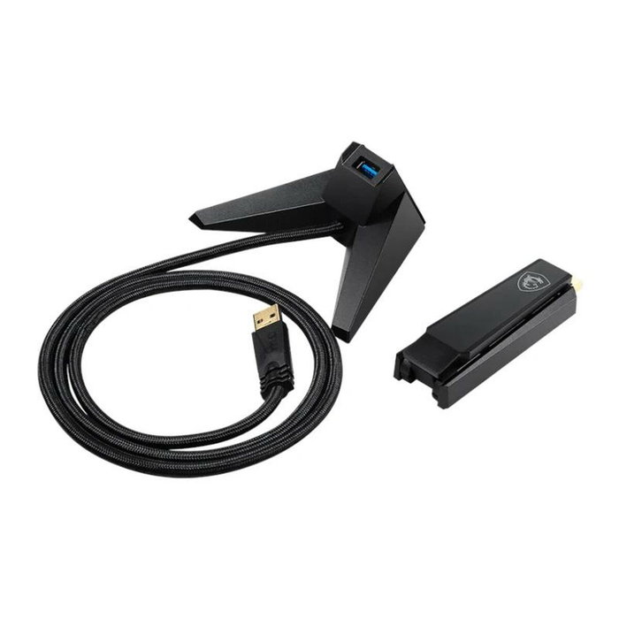 MSI AX1800 WiFi USB Adaptador GUAX18 Negro MSI AX1800 WiFi USB Adaptador GUAX18 Negro