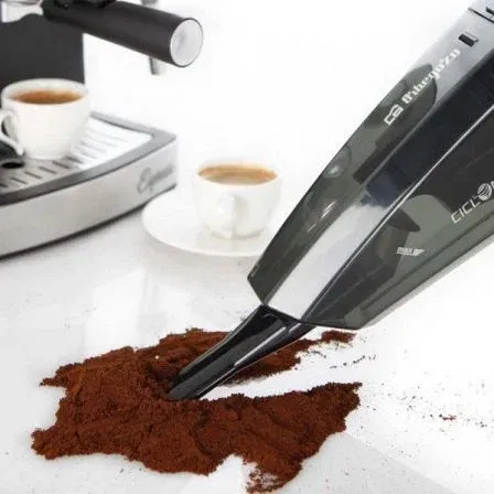 Orbegozo Aspirador de Mano AP 1500 / 7.4V / 400ml / 20 Min Autonomía, para Sólidos y Líquidos, con Base Cargadora