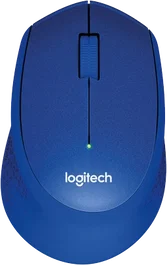 Logitech Ratón Inalámbrico M330 Silent Plus - Azul