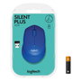 Logitech M330 Silent Plus Azul