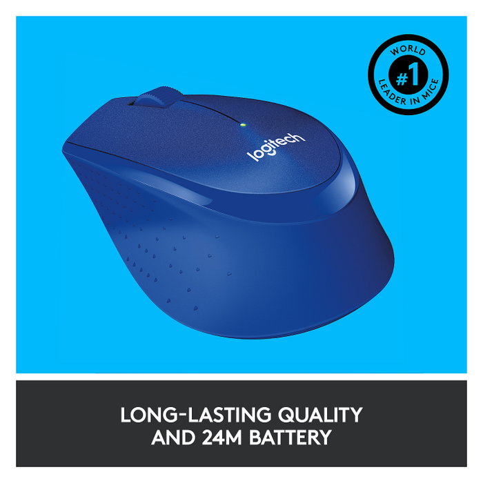 Logitech M330 Silent Plus Azul