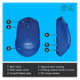 Logitech M330 Silent Plus Azul