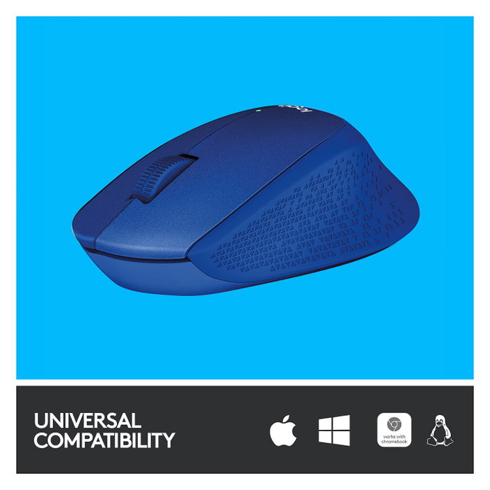 Logitech M330 Silent Plus Azul
