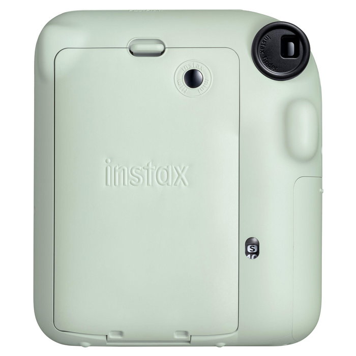 Fujifilm Instax Mini 12 - Cámara Instantánea, Tamaño de Foto 86 x 54 mm, Verde Menta, con Flash Integrado, Prioridad de Apertura AE y Pilas Incluidas