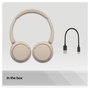 Sony WH-CH520 Auriculares Inalámbricos con Micrófono Beige