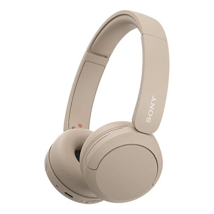Sony WH-CH520 Auriculares Inalambricos Diadema Bluetooth 5.2 Circumaural 40 Horas Bateria Con Microfono Carga USB Tipo C Color Beige/Crema
