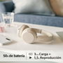 Sony WH-CH520 Auriculares Inalámbricos con Micrófono Beige