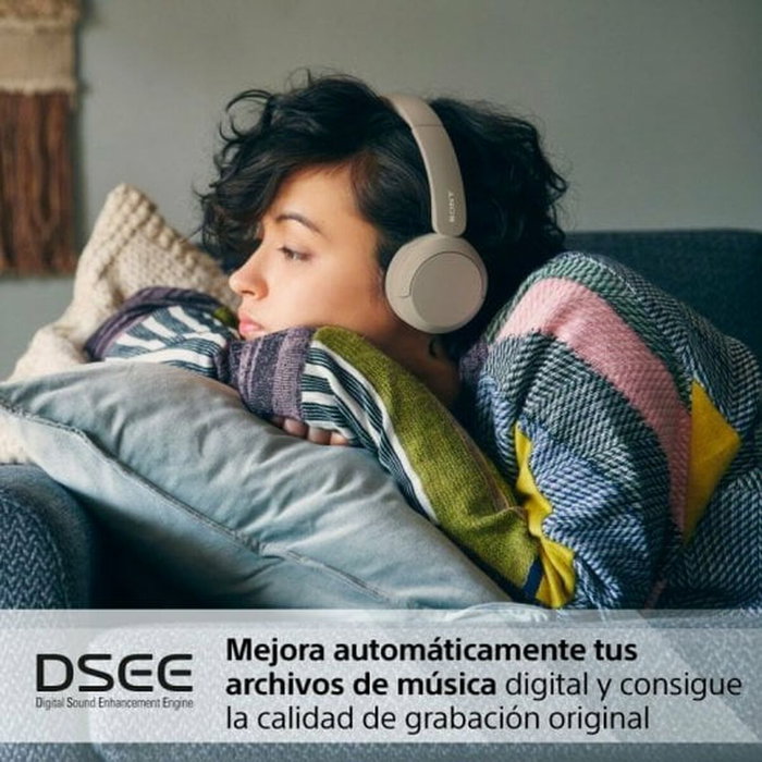 Sony WH-CH520 Auriculares Inalámbricos con Micrófono Beige Sony WH-CH520 Auriculares Inalámbricos con Micrófono Beige