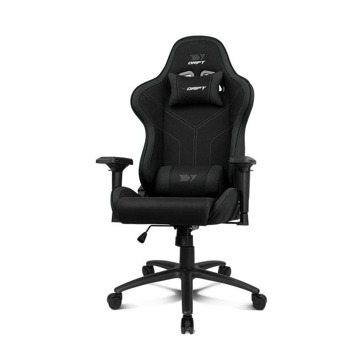 Drift DR110BK Silla Gaming con Reposabrazos 4D y Tejido Transpirable Negro