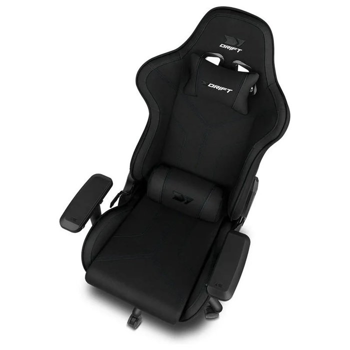 Drift DR110BK Silla Gaming con Reposabrazos 4D y Tejido Transpirable Negro