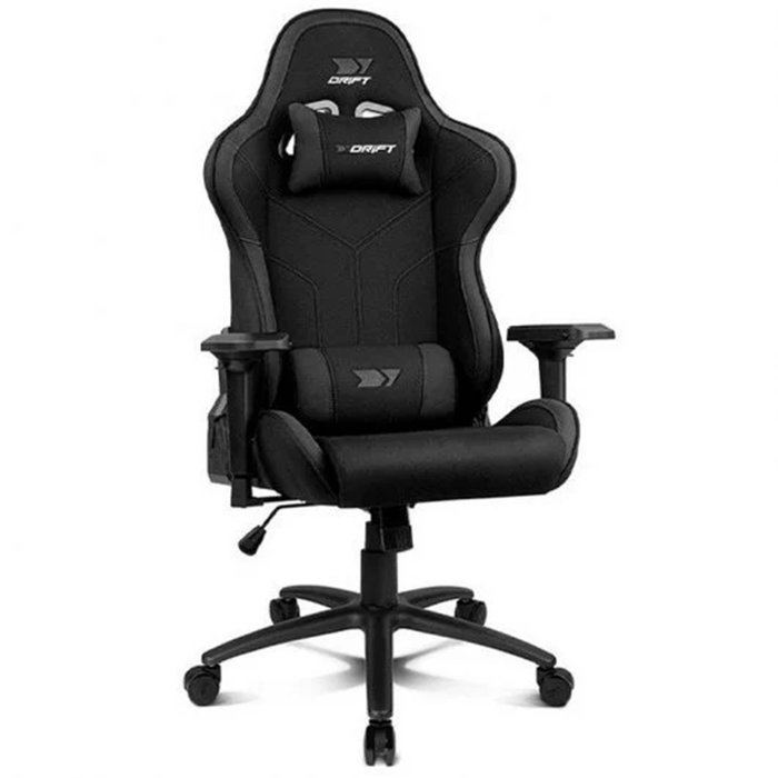 Drift DR110BK Silla Gaming con Reposabrazos 4D y Tejido Transpirable Negro